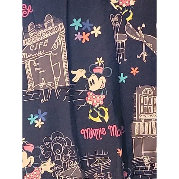 Mickey Minnie Mouse Scrub Top Size L - Picture 2 of 6